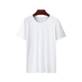 Oversized Summer T Shirts for Women Men White and Black Casual Female Korean Streetwear Tees Unisex Basic Solid Young Cool Tops Zpaxo black XL