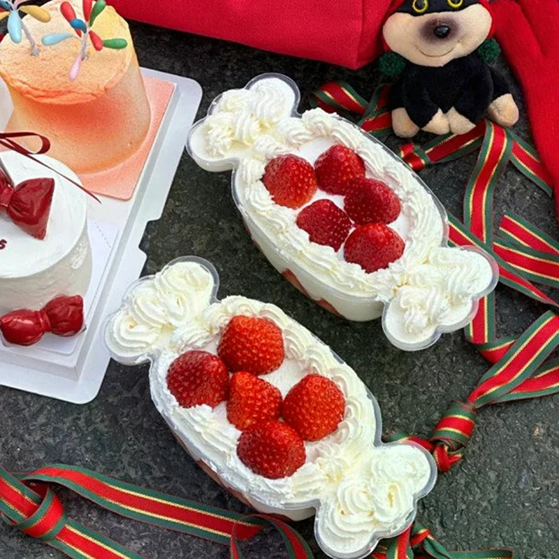 20-piece Candy-shaped Cake Box - Perfect For Desserts, Cakes, Fruit Salads, Etc., Suitable For Holiday Events, Birthdays, Etc Zpaxo Default Title