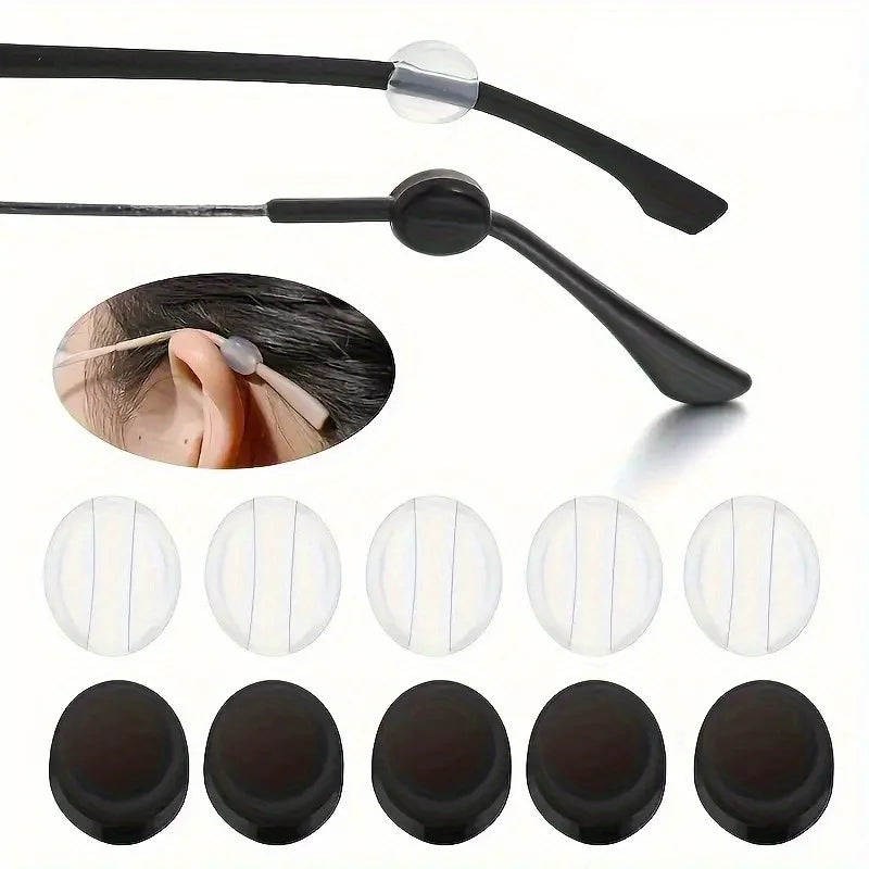 Universal Anti-slip Glasses Accessories Set-3 5 Pairs Soft Nose Pads