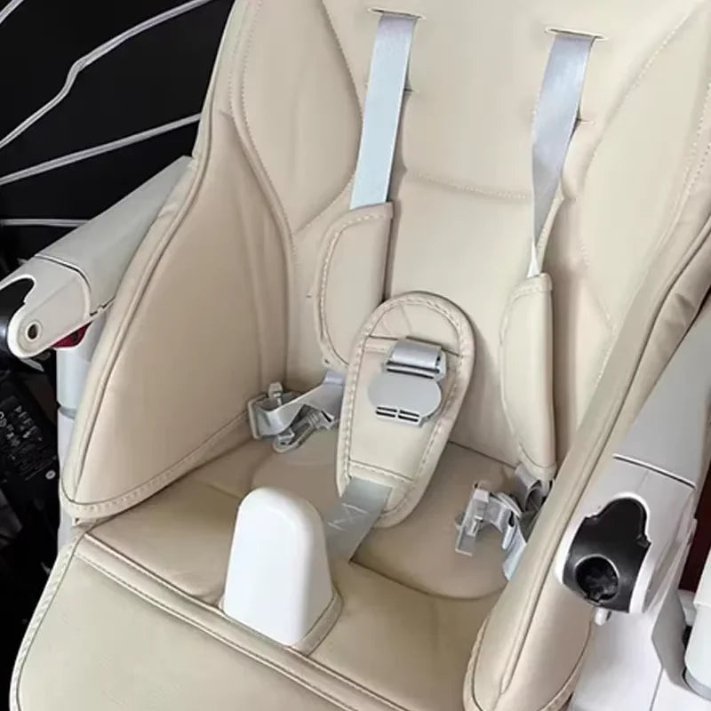 Portable Dining Chair Cover Baby PU Leather Dining Chair Pad for PegPerego Siesta Zero3 Baoneo Kosmic Jane Zpaxo