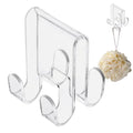 Shower Towel Hooks Glass Door Hanger Space-saving Clothes Towels