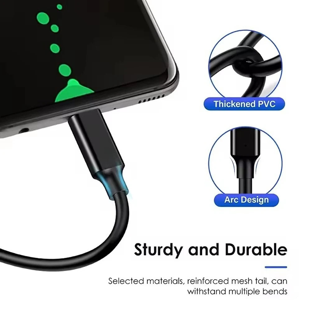 10Gbps USB 3.2 Type-A to USB-C Cable – 60W Fast Charging USB Data Cable Zpaxo