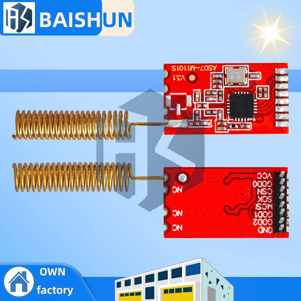 CC1101 433MHz RF Transceiver Module 10mW Low-power Wireless Sender Zpaxo