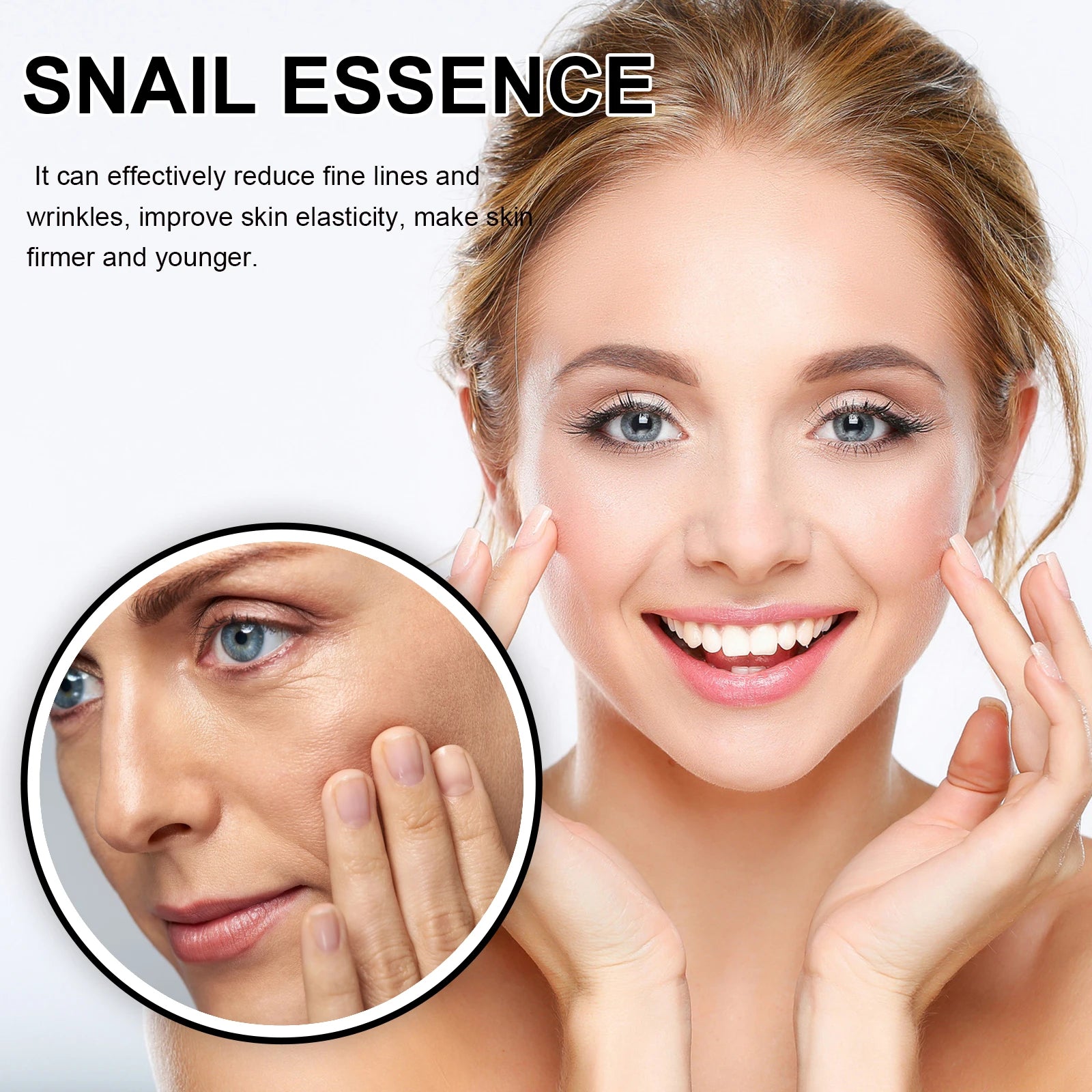Snail Essence Fade Fine Lines Repair Skin Barrier Moisturizing Refines Pores Nourishes Rejuvenates Anti Wrinkle Facial Essence Zpaxo