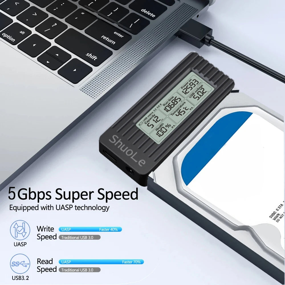 USB to SATA Adapter Converter Cable USB 3.2 3.0 to SATA Converter for 2.5 Inch SSD HDD Hard Drive External adaptador Accessories Zpaxo