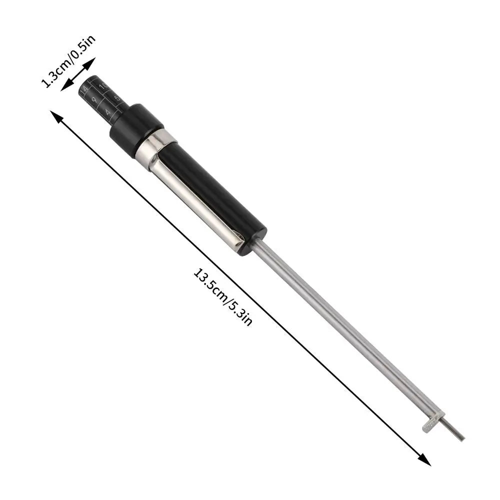 6mm Thickness Brake Pad Thickness Gauge 0.2 Inch Thickness Convenient Brake Pad Tester Automotive Measurement Pen Ruler Design Zpaxo