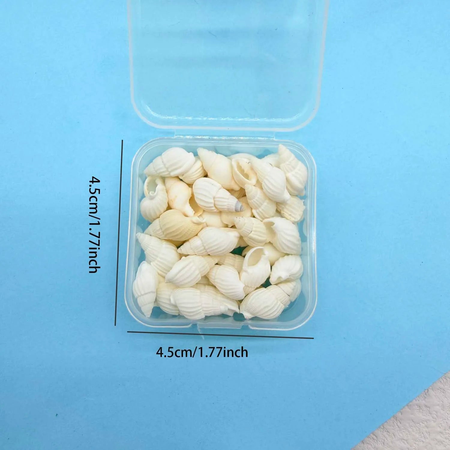 1BOX Mini Seashell Shell Pearls for Jewelry Candle Making Decoration Mini DIY Drift Bottle,Beach Wedding Home Decorations Zpaxo B