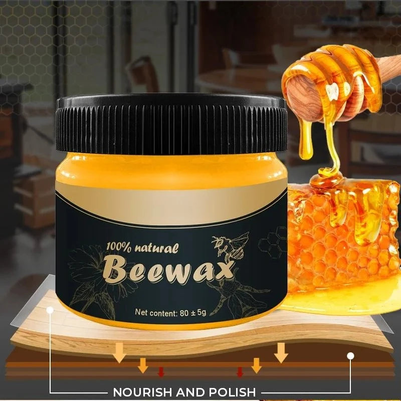 Wood Seasoning Beeswax Household Polishing Furniture Care Cleaning Zpaxo