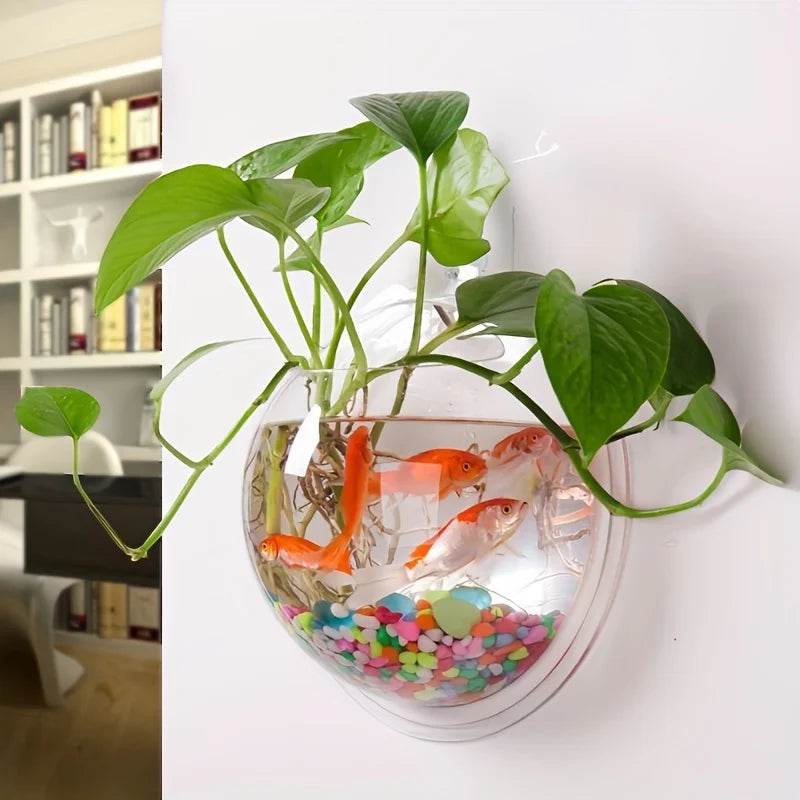 No-Drill Wall Mount Hydroponic Planter Bowl – Indoor & Outdoor Wall Mount Planter Zpaxo