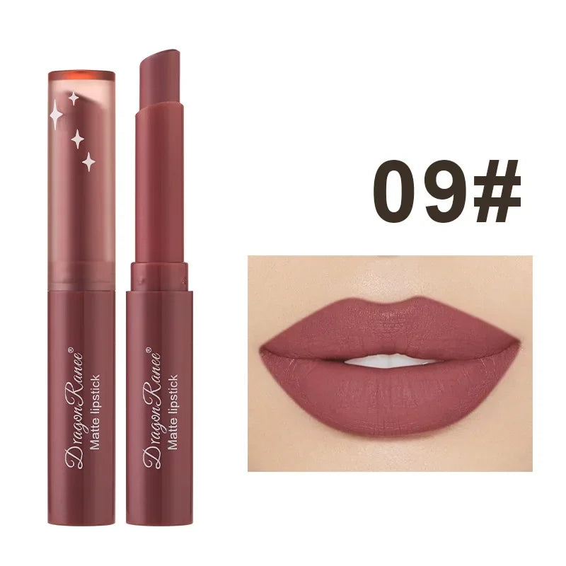 Velvet Matte Lipstick Moisturizing Lip Gloss Easy Rotating Pen Rich Zpaxo 9