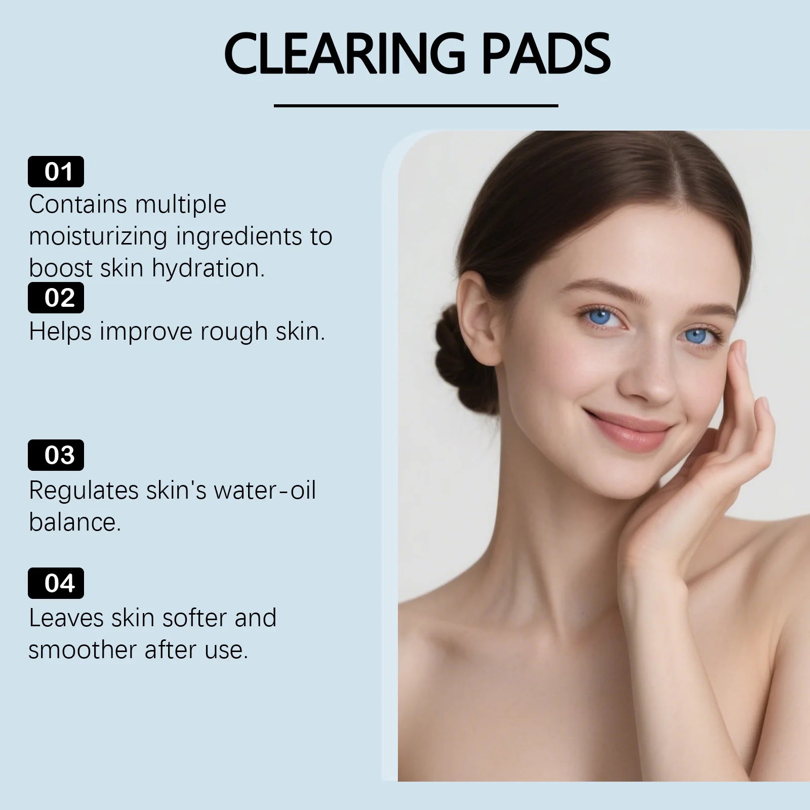 Salicylic Acid Toner Pads – Exfoliating Acne & Pore Care, 70ct Exfoliating Toner Pads Zpaxo