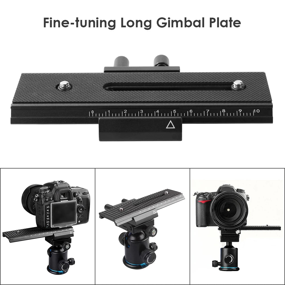 Macro Focusing Photography Slider Rail Digital SLR DSLR LP-01 2 Way