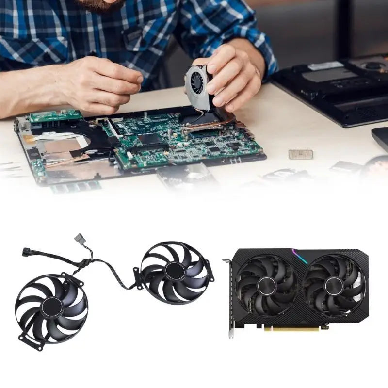 652F GPU Cooling Fan PLA09215S12H Model Efficiency RTX2060 2070 Zpaxo