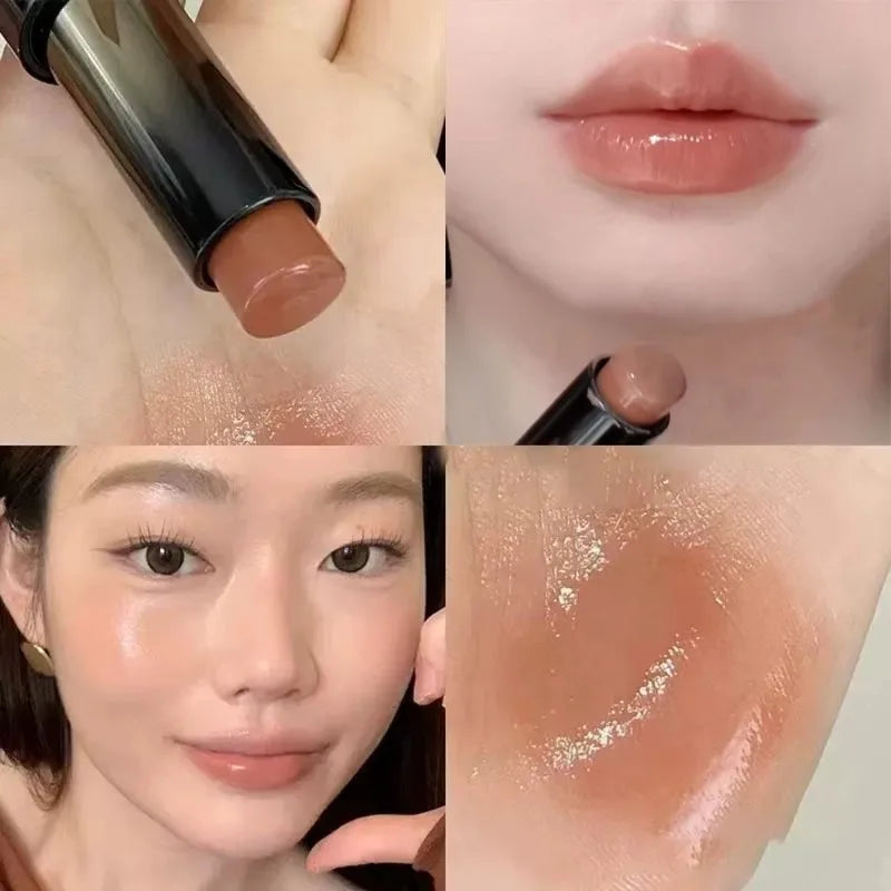 Low Saturation Light Lipstick Nude Brown Long Lasting Moisturizing Zpaxo 05