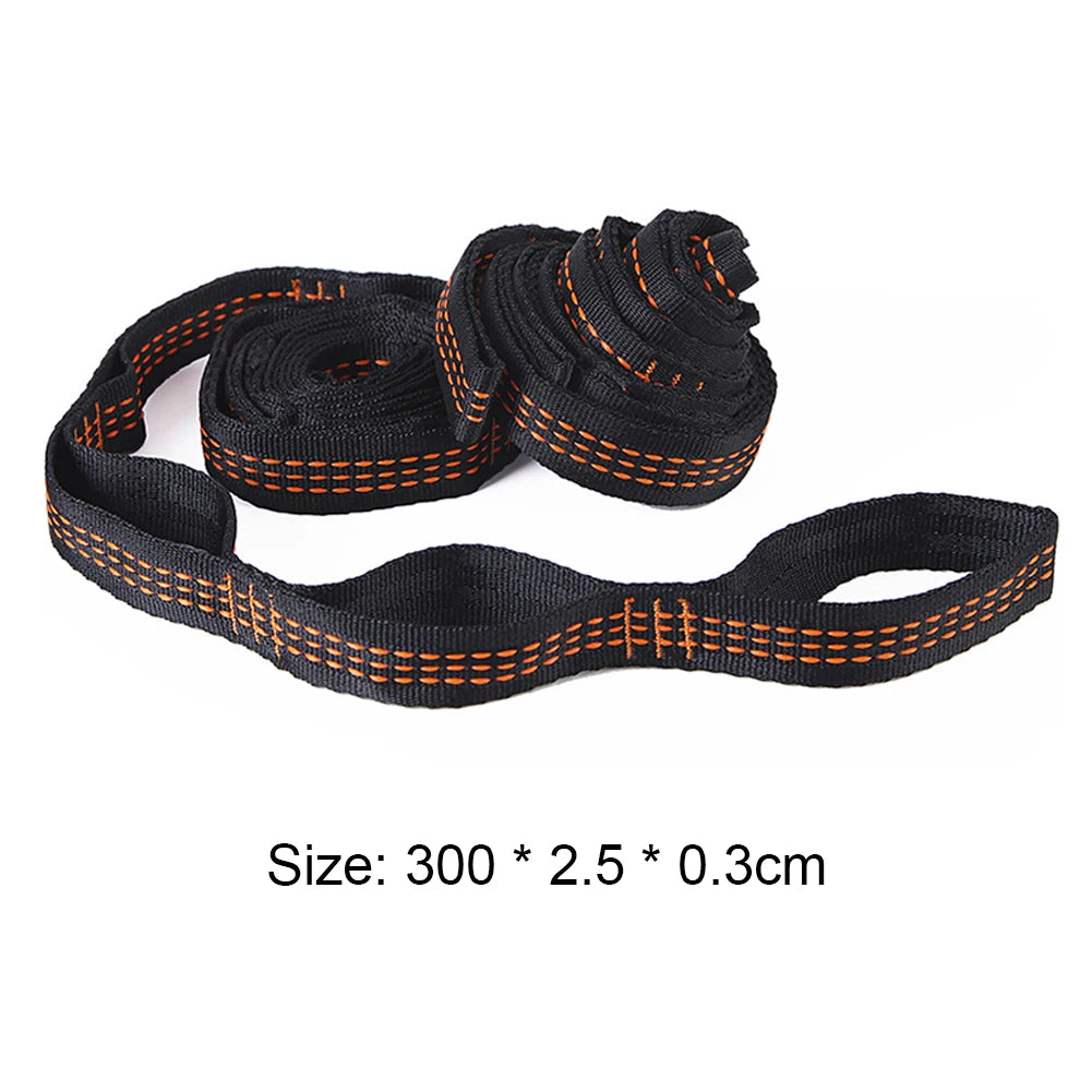 Tree Swing Hanging Hammock Straps Camping Strong Load Capacity Rope