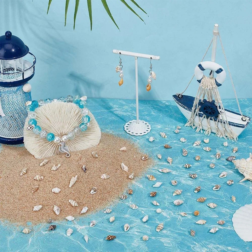 Miniature Spiral Seashells for Resin Crafting – 100pcs 20g Pack Craft Shell Embellishments Zpaxo