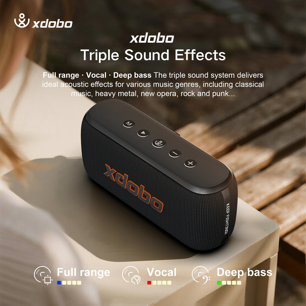 60W Soundbar XDOBO X8IV Wireless Subwoofer Bluetooth Speaker 8000mAh Zpaxo