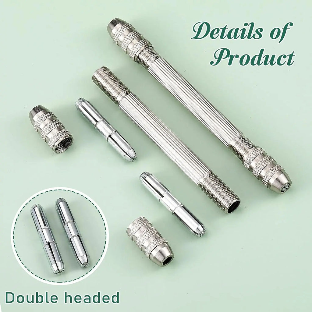 Double-Head Hand Drill Wire Twisting Tool – 0.8–3.0mm Jewelry Making