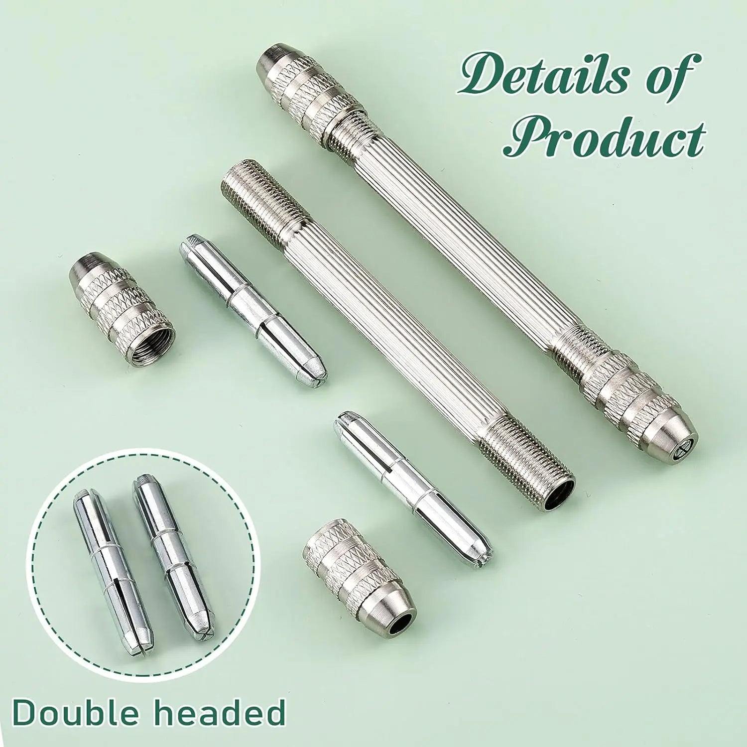 Double-Head Hand Drill Wire Twisting Tool – 0.8–3.0mm Jewelry Making