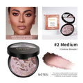 Matte Loose Powder Waterproof Oil-control Matte Full Coverage Face Makeup Makeup Setting Loose Powder Baked Powder Foundation Zpaxo color 4