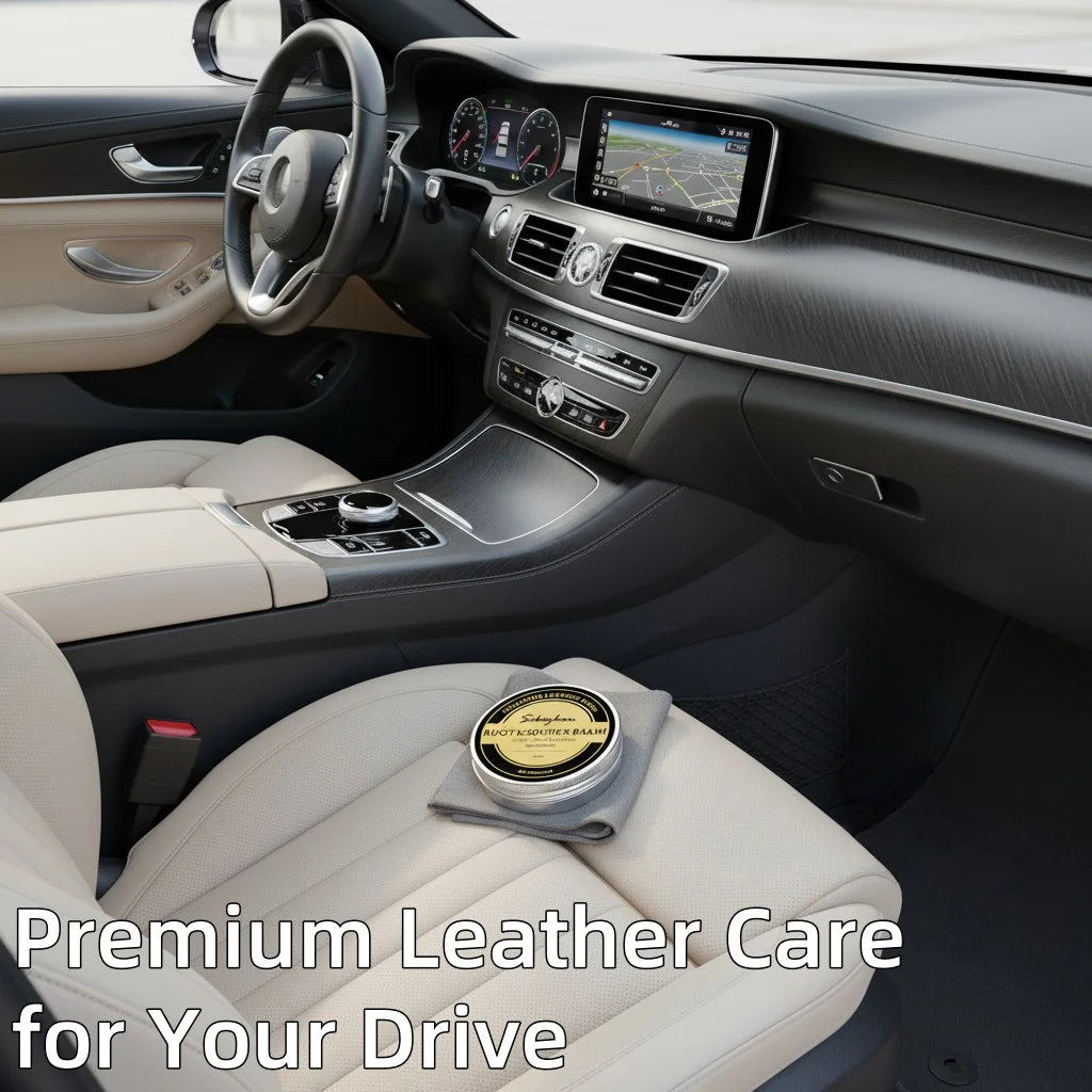 Natural Leather Conditioner Genuine Leather Mink Cream Care Oil Refurbishing Restoration Agent Car Odorless Interior Polishing Zpaxo