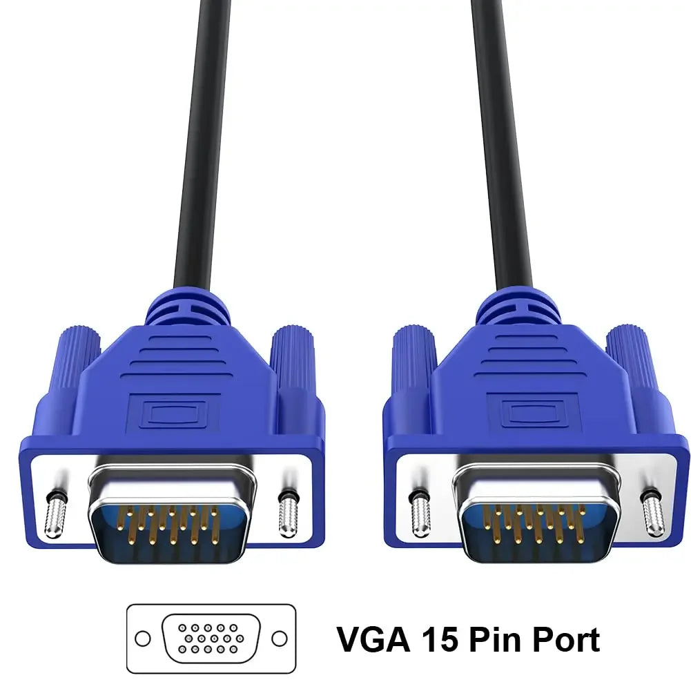 VGA Cable 3+5 1 4M Monitor Computer TV Projector Data Connection Zpaxo