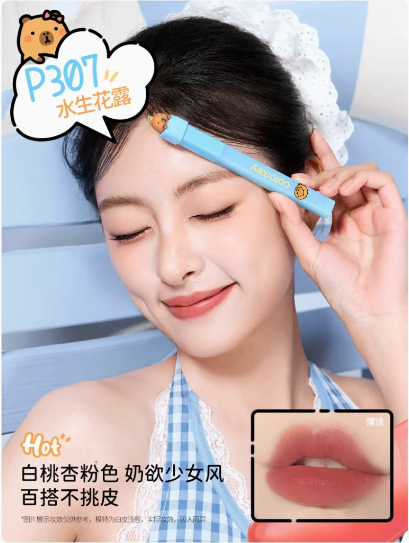 COLORKEY Velvet Tint Liquid Lipstick Watery Matte Lipgloss Waterproof Zpaxo