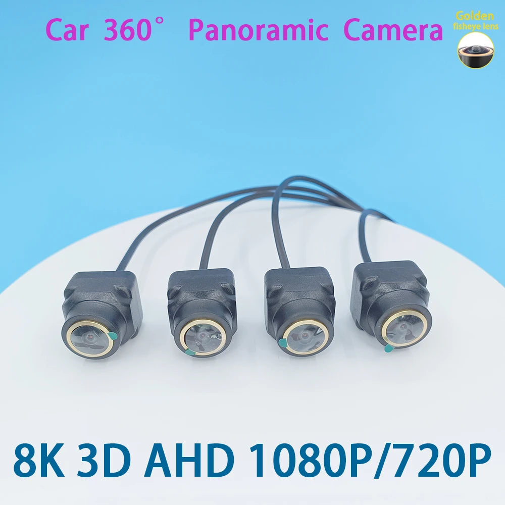 AHD1080P 3D 360 Android Car Camera Panoramic View 4 Square Cameras