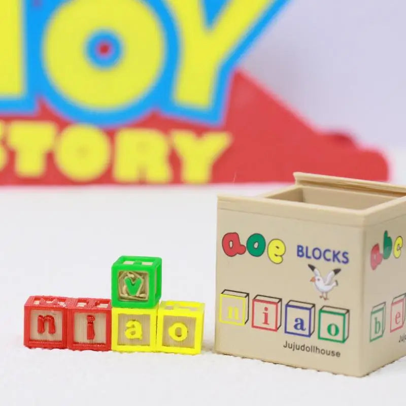 Lovely 1 6 Scale Miniature Doll House Building Block Assembly Model Zpaxo
