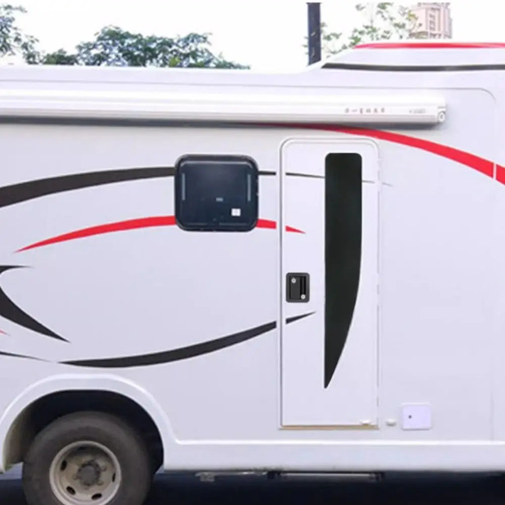 Black 2 Keys RV Door Lock Anti Theft Easy Install Camper Replacement Zpaxo