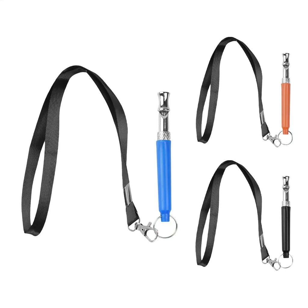 Adjustable Ultrasonic Dog Whistle Metal Anti Barking Tool Silent