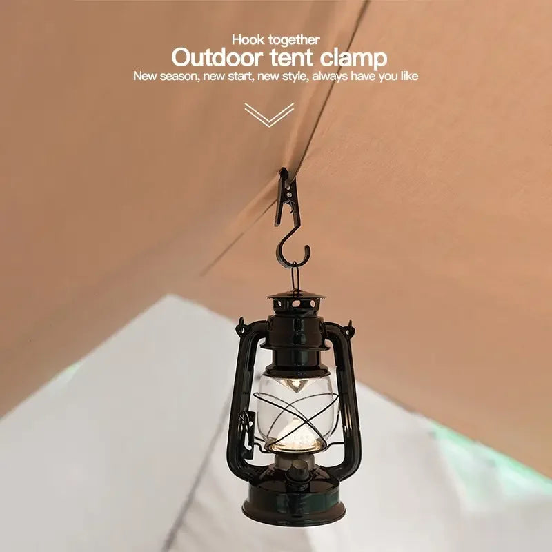 4pcs Camping Hooks - Multi-Function Tent Clips for Canopy, Awning & Gear - Non-Slip Secure Hanging, Portable Outdoor Essentials Zpaxo