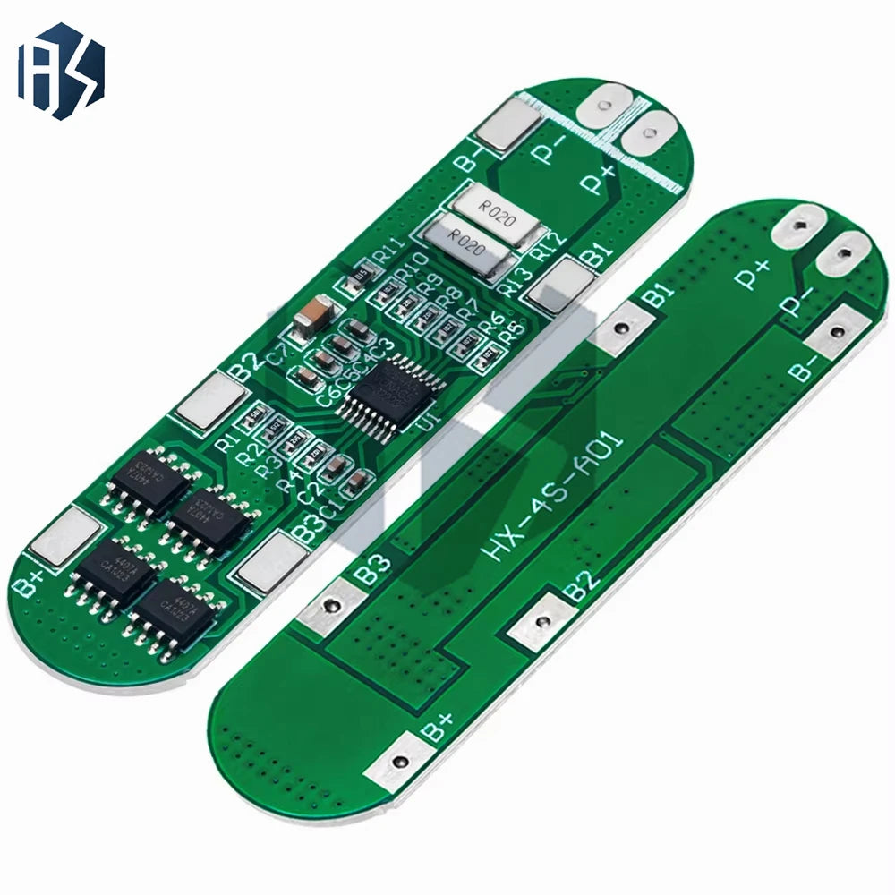 4S 12A Li-ion BMS Board 14 8V Discharge 16 Charging Fits 3 7V 18650 Zpaxo