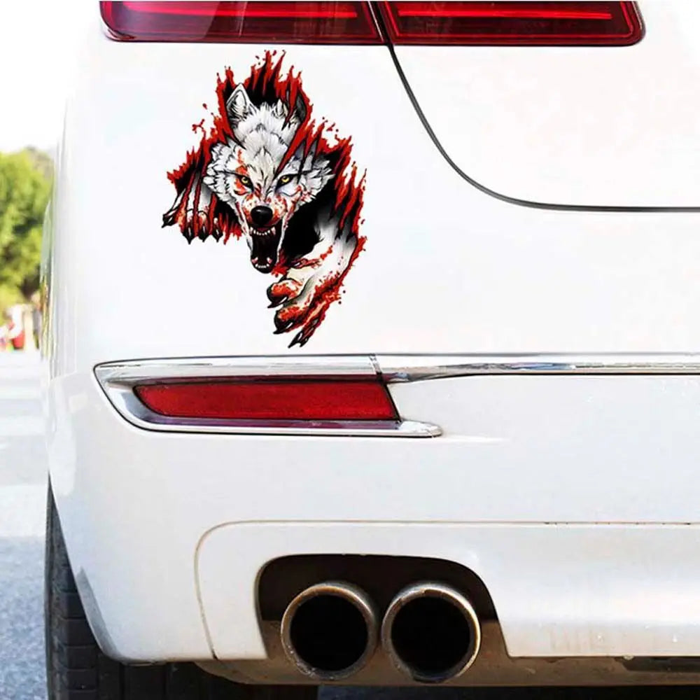 Blocking Car Styling Accessories Self-adhesive 3D Realistic Sticker Zpaxo