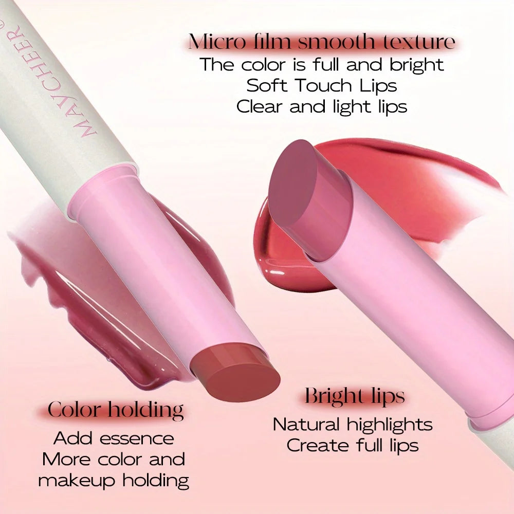 Light-holding mirror solid lip gloss, water-gloss mirror lip glaze, not easy to stick to the cup, long-lasting moisturizing Zpaxo