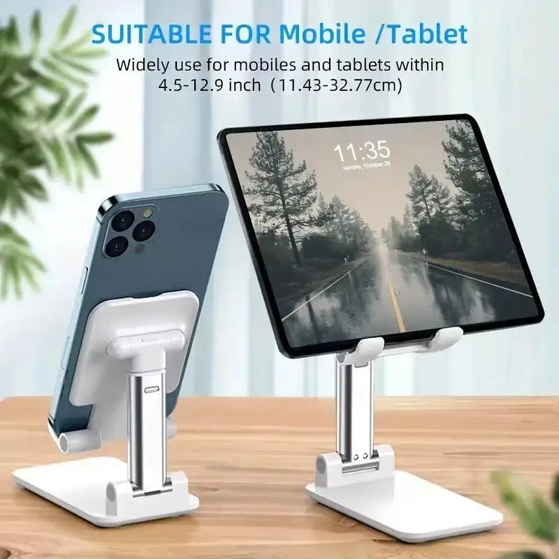 Foldable Desk Mobile Phone Stand Adjustable Desktop Tablet Holder Zpaxo