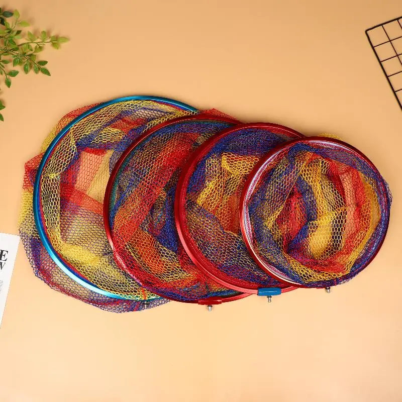 Aluminum Alloy Ultralight Fishing Landing Net Head – Colorful