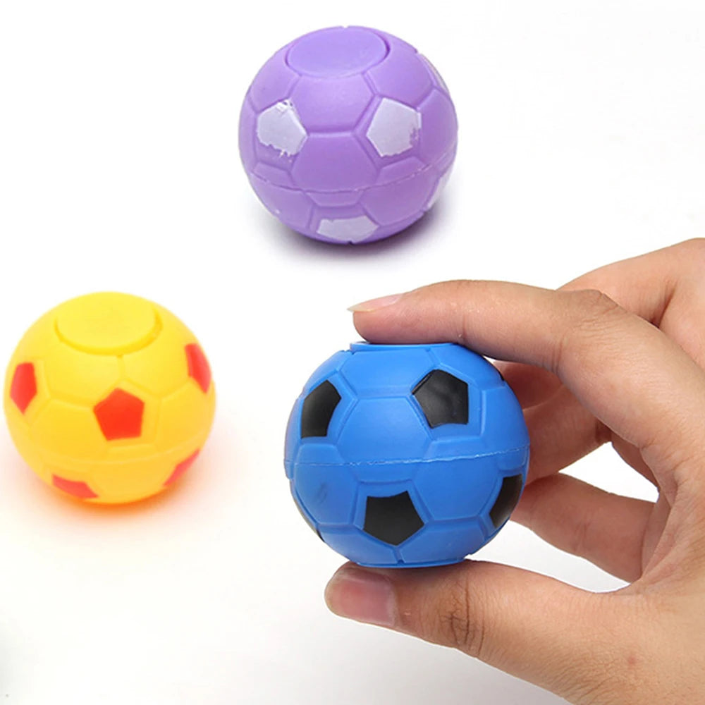 6/12Pcs Mini Fidget Spinner Soccer Ball Toy for Kids Party Favors Soccer Gifts Stress Balls for Birthday Classroom Prizes Zpaxo