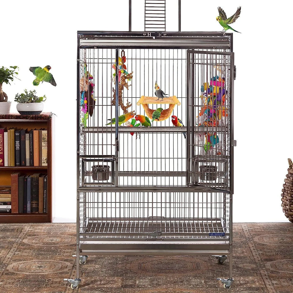 Removable Washable Pet Hanging Hammock Warm Nest Bed Bird Cage Perch