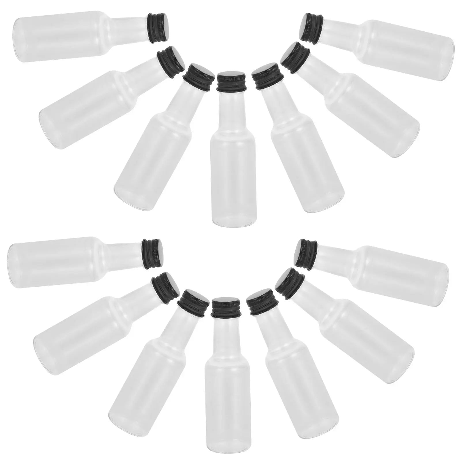 Small Liquor Bottles Mini Plastic Aluminum Tight Seal Leak Proof