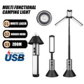 LED Camping Lantern & Flashlight – Rechargeable Telescopic Zoom Camping Lantern Flashlight Zpaxo 3000mah