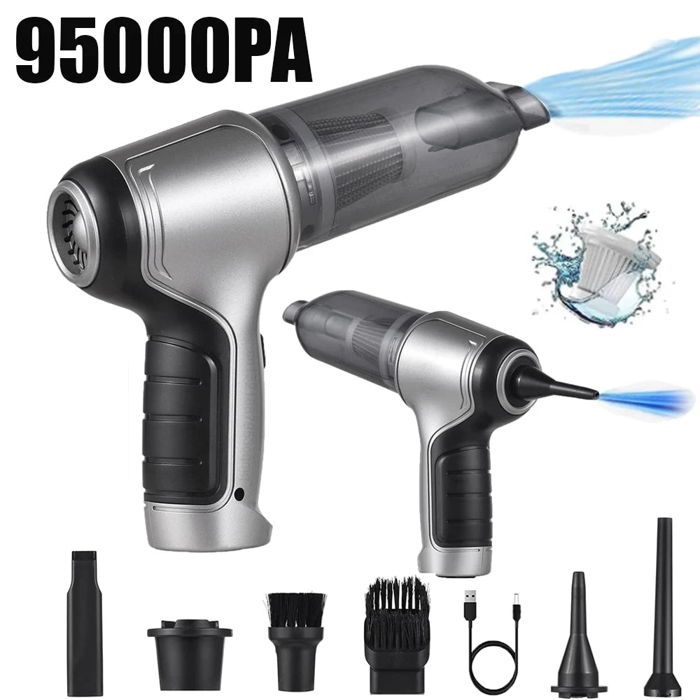 Car Vacuum Cleaner Wireless Duster Handheld Pump Home Portable