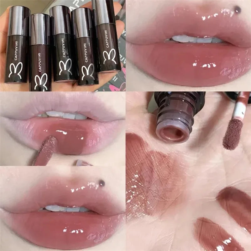 Shiny Diamond Lip Gloss Moisturizing Crystal Mirror Water Glaze Long Zpaxo 07 Mirror