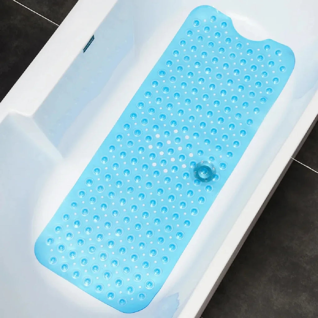 40x100cm Non-Slip Bath Mat with Suction Cups – Kids & Elderly Safe Anti-Slip Bath Mat Zpaxo
