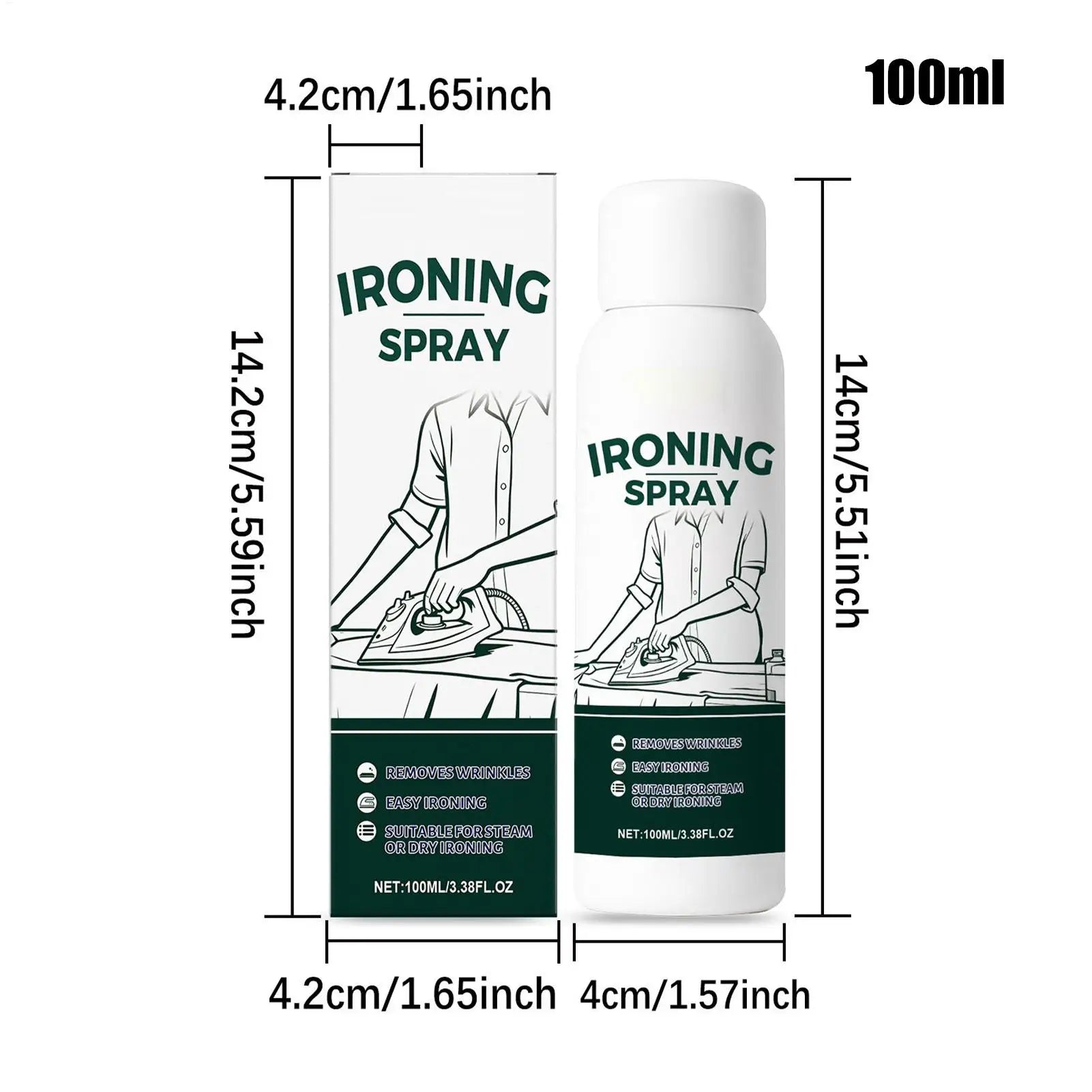 Spray Starch Ironing Clothes Anti Static Wrinkle Cotton Linen Silk