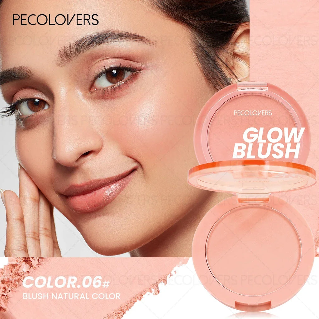 1PC Radiant Glow Blush , Smooth, Waterproof Enhances Complexion, Makeup Provides Instant Results for Any Occasion Zpaxo 06