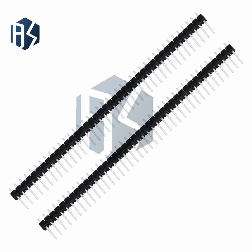 40 Pin 1x40 Single Row Male Breakable Header Right Angle Connector Zpaxo