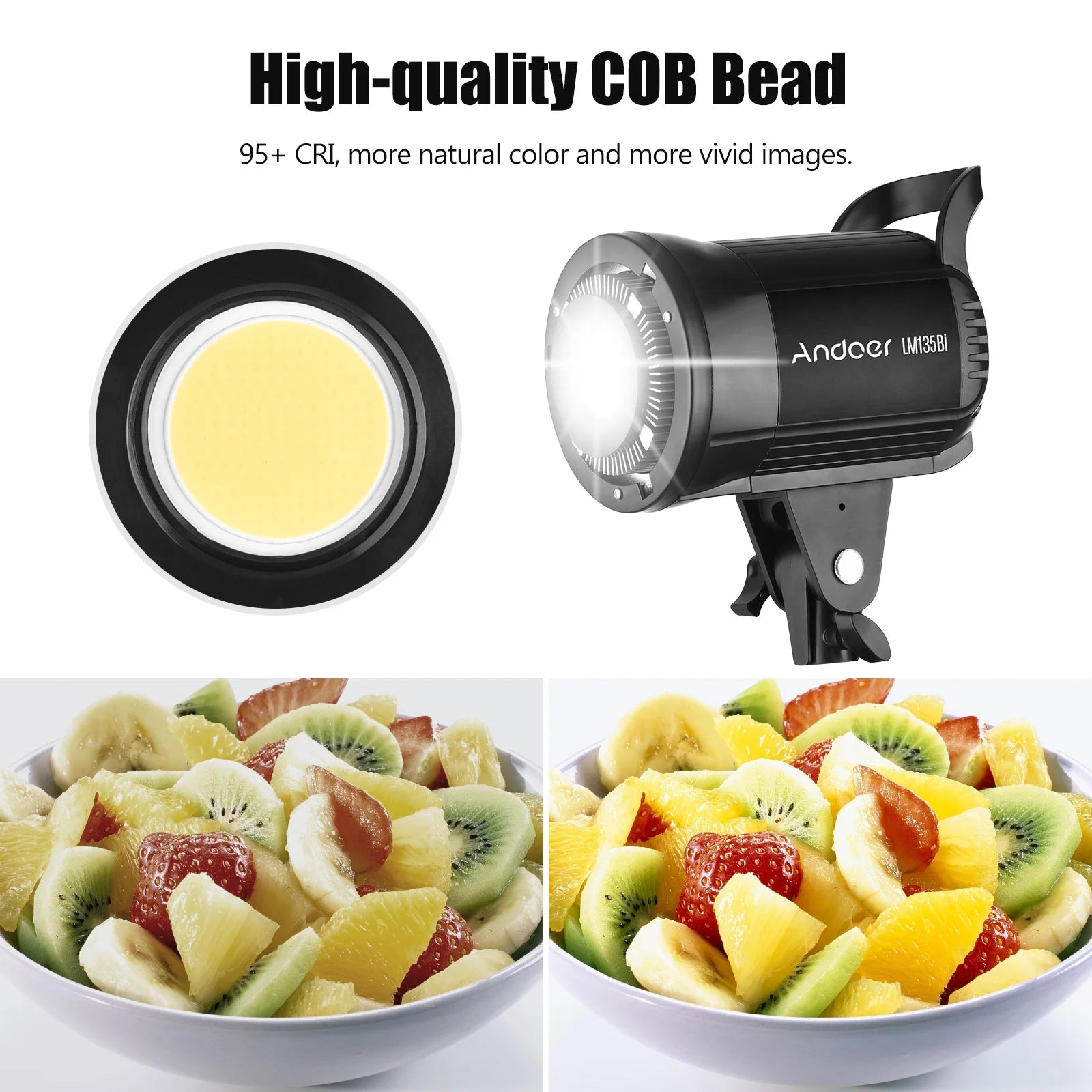 Portable LED Photography Fill Light 135W Studio Video 2800K 5600K