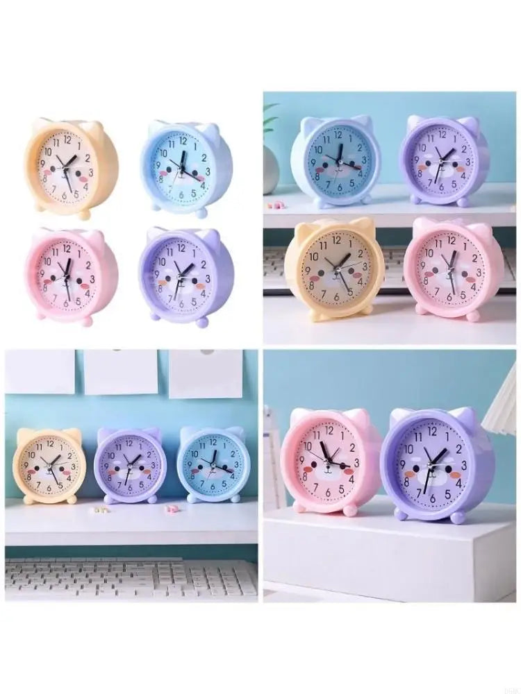 Desk Clock Animal Alarm Children Lovely Ears Finishing