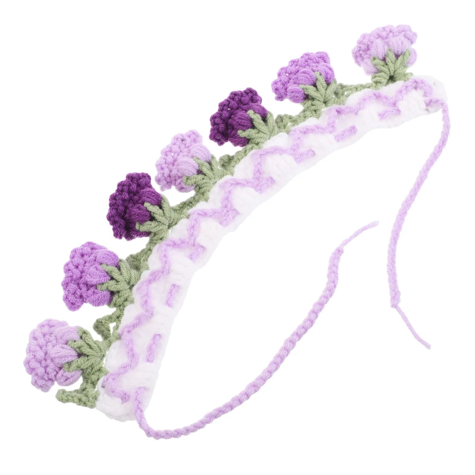 Pet Collar Knitted Flower Bib Neckwear Cute Dog Cat Scarf Daily Use